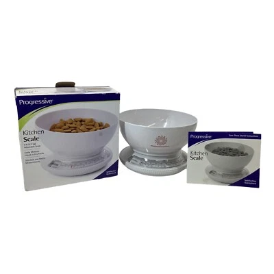 £12.74 • Buy Progressive Kitchen Scale With Removable Bowl 5lb Capacity Standard & Metric B2