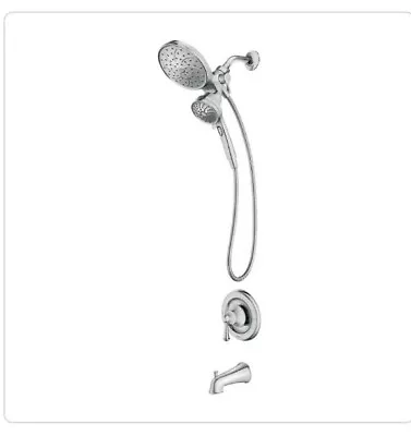 MOEN Brecklyn Magnetix Single-Handle 6-Spray Tub And Shower Faucet Valve Include • $94