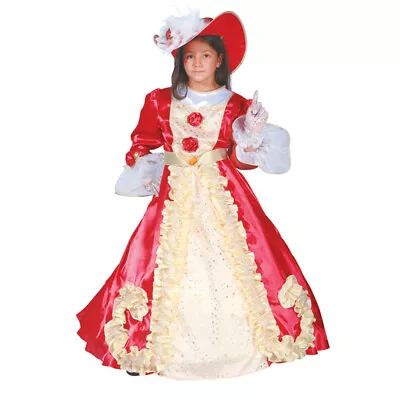 Dress Up America Adorable Noble Lady Children’s Costume - Role Play Costume • £30.99