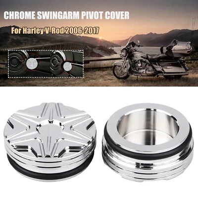 $20.98 • Buy Chrome CNC Swingarm Pivot Cover For Harley V-Rod Street Rod Night Rod Special US