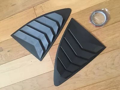 Rear Quarter 1/4 Side Window Louver Louvres Subaru BRZ Toyota GT86 - UK SELLER! • £24.99