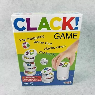 Clack Game Kids Family Fun Night Magnetic Stacking Disks Activity Amigo New • $24.98