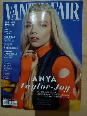 Vanity Fair Magazine April 2021 Anya Taylor-Joy • £8