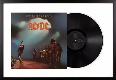 Vinyl Art Framed AC/DC Let There Be Rock - SM-5107611-FD • $323.32