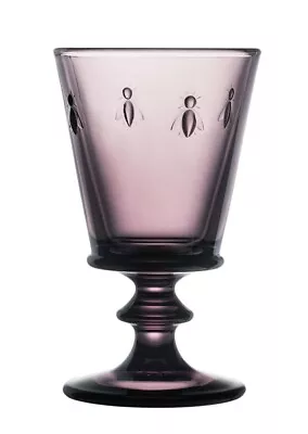 La Rochere Bee Wine Glass One Single 240ml Drinks Glassware Purple Barware • £9.99