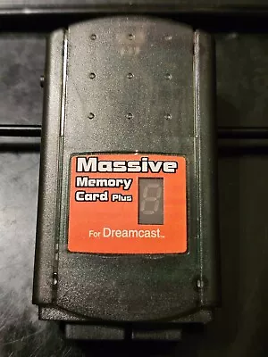 Massive Memory Card Plus For Sega Dreamcast Tested!!! • $50