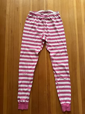 Hanna Andersson- Striped Pink  Pajama Pants Cotton Sleepwear Unisex M Medium • $14
