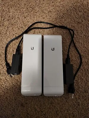 Ubiquiti NSM5 Bundle Of 2 NanoStation M5 5GHz Outdoor AirMAX CPE 150+Mbps 15+km • $130