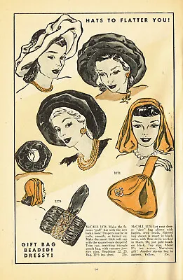 Ebook On CD McCall Style News Flyer December 1947 16 Pg Sewing Pattern Catalog • $4.95