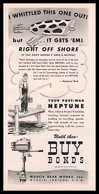 1944 NEPTUNE Outboard Motor WWII AD Available After The War • $11.03