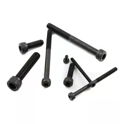 £4.69 • Buy M3 GRADE 12.9 STEEL HEX SOCKET ALLEN CAP HEAD MACHINE SCREWS BLACK X 4mm--50mm