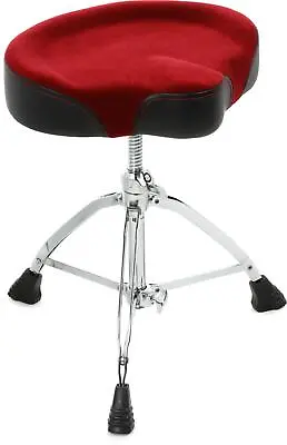 Mapex T865SER Saddle Top Double-braced Drum Throne - Red Cloth • $199