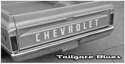 Chevy TruckVintage American Black White Garage Man Cave Banner-Tailgate Blues • $39.99