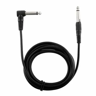 $17.95 • Buy Electric Guitar Amp Cable Instrument Lead Audio 6.35mm 1/4  Male M/M Right Angle
