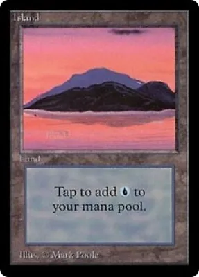 MTG - Beta Island Version C!  Moderately Played!  FREE SHIPPING! • $29.98