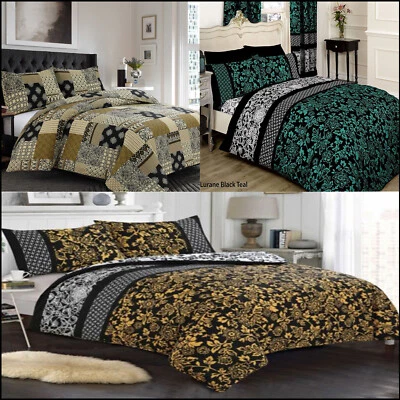£18.99 • Buy 100% Egyptian Cotton Duvet Quilt Cover Set Single Double King Size Bed Sheets