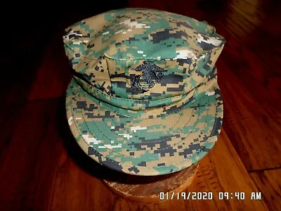 Marine Corps Style Utility Hat U.s.m.c Military Woodland Digital Cap  • $15.95