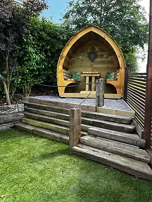 Party Pod Garden Outside Eating Dining Bench Seating Summerhouse Pub Restaurant • £1620