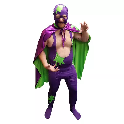 Revolting Blob Adult Costume Billy Madison Principal Wrestler Singlet Wrestling • $36.78