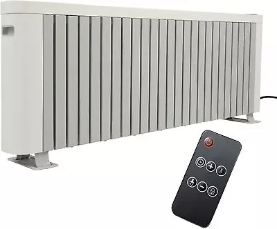 $160.99 • Buy E-Macht 1500W Electric Space Heater Baseboard Thermostat Convection Remote Home