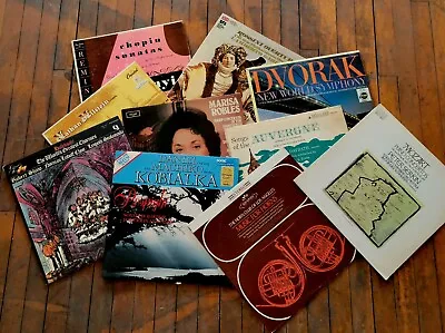 10 CLASSICAL Used Vinyl Records Bulk Lot FREE SHIPPING • $24.99