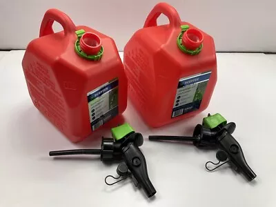 (2) Scepter FR1G201 2-Gallon SmartControl Gas Container Gas Can • $39.95