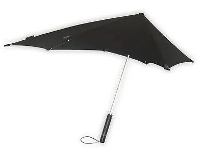 Senz Original Pure Black Storm Umbrella - Best Windproof Rain And UV Resistance • $41.45