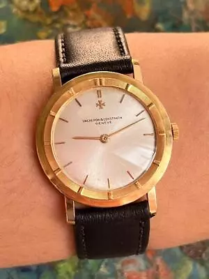 Vintage Vacheron Constantin Exotic Case 1950 18k Pink Gold Ref 6595 #5527 • $4.25