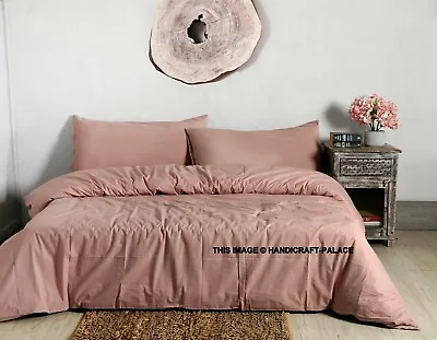 100%Cotton Single/Double/Queen/King Size Quilt/Duvet/Doona Cover Set Rose Gold • $83.59