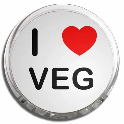 I Love Veg | Plastic Fridge Magnet Memo Clip Fun New • £5.99