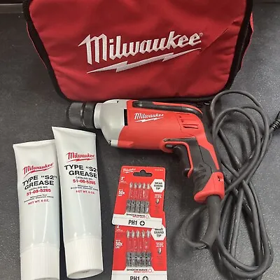 Milwaukee 0240-20 3/8  Corded Drill - Red • $49