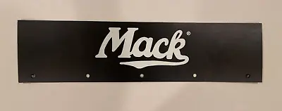 Mack Trucks Black & White 6  X 24  Mud Flap Quarter Fender Flaps Pair • $38.95