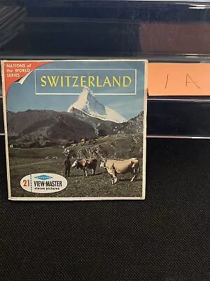 Sawyer's B185 Switzerland Nations Of The World View-master 3 Reels Complete 60's • $10.80