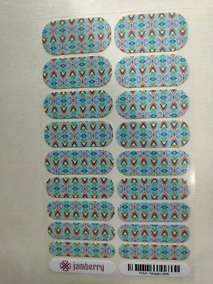 $6 • Buy 🌟Jamberry Nail Wrap Full Sheet Nail Art Stickers - Tangelo