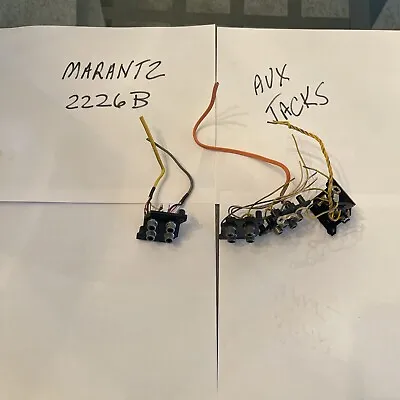 Marantz 2226B Stereo Receiver Parting Out Phono/Aux Jacks (4 Pcs.) • $22