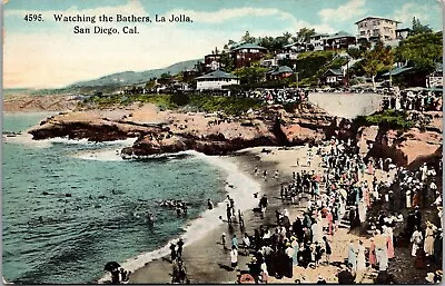 C1920s Bathers La Jolla San Diego California CA Posted Postcard JA15 • $6.50