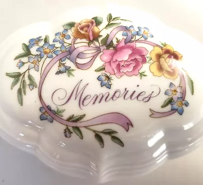 Avon Trinket/Music Box Memories Are For Sharing Porcelain Plays Try To Remember • $18