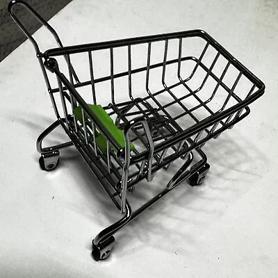 Miniature Metal Store Shopping Cart For Doll House Play 5” • $17.10