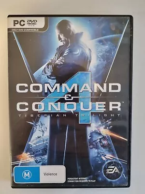 Command And Conquer 4 PC Game Tiberium Twilight 2010 Complete With Manual • $11.99