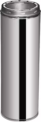6  X 48  304 Stainless Steel All Fuel Class-A Double Wall Insulated Chimney Pipe • $187.02