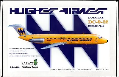 Karaya Models 1/144 DOUGLAS DC-9-30 Hughes Airwest LIMITED EDITION KIT • $24.99