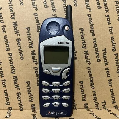 Vintage Nokia 5165 Blue Cingular+ Wireless Cellular Phone Untested • $19.99