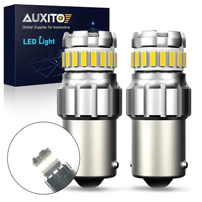 AUXITO 2x 1156 White P21W LED Bulbs Backup Reverse Light Bulb Error Free CANBUS • $11.59