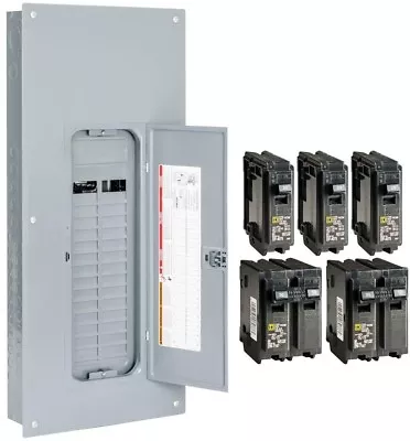 Square D 225 Amp 30 Space 60 Circuit Main Lug Indoor Panel Box Load Subpanel • $150.93