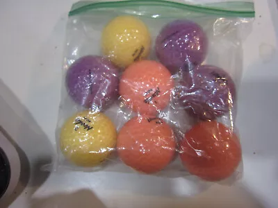 Maxfli Noodle Ice Golf Balls Orange Yellow And Purple • $24