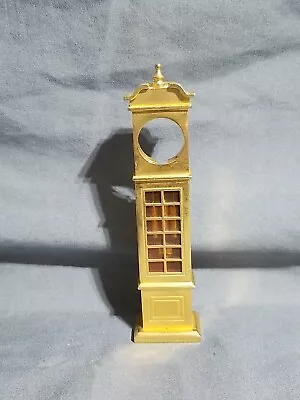 Mini Brass Vintage Grandfather Clock Missing Center Clock Peace  • $20