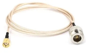 £7.95 • Buy N Type Female Socket To RP SMA Male Connector 1m Adapter Antenna RG316 Cable  