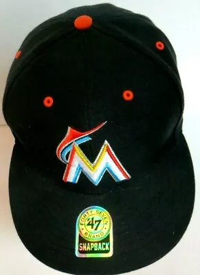 Miami Marlins  Forty Seven Brand Hat '47 Snapback  Bill Hat Cap • $19.99