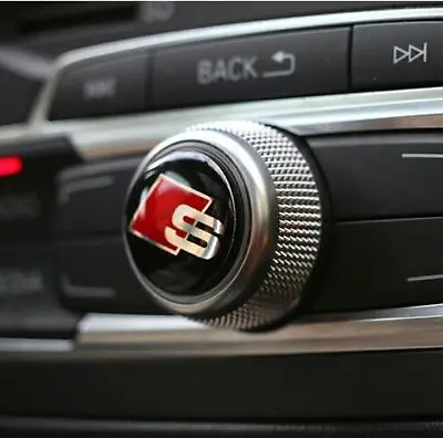 Audi S-line Adhesive Decal Sticker Tune Car Interior Deco Logo Key A4L A6L Q3 Q5 • $5.99