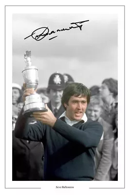 £2.99 • Buy Seve Ballesteros Golf Signed Autograph Photo The Open 1984 Winner